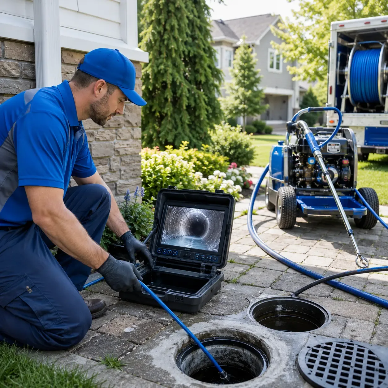 Outdoor drain cleaning professionals serving Fancy Gap, VA
